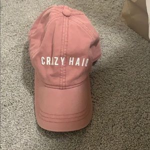crazy hair don’t care baseball cap